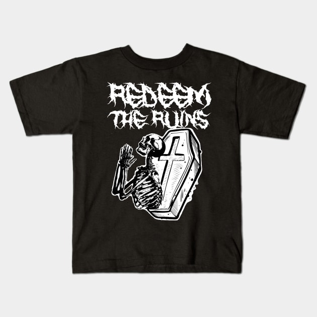 Redeem The Ruins Coffin Kids T-Shirt by REDEEM the RUINS